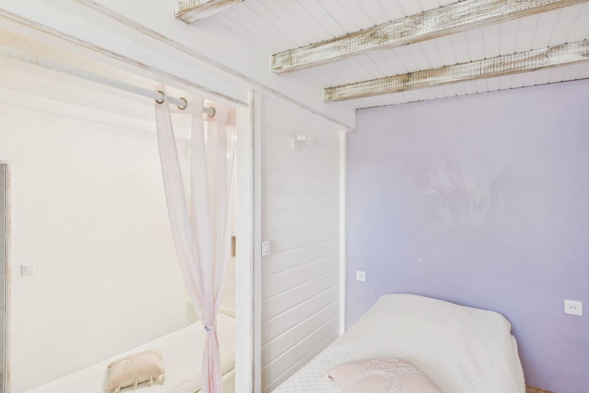 Location villa  au diamant piscine 8 personnes  - chambre 2 lits simples bis